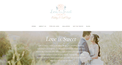 Desktop Screenshot of loveissweet-events.com
